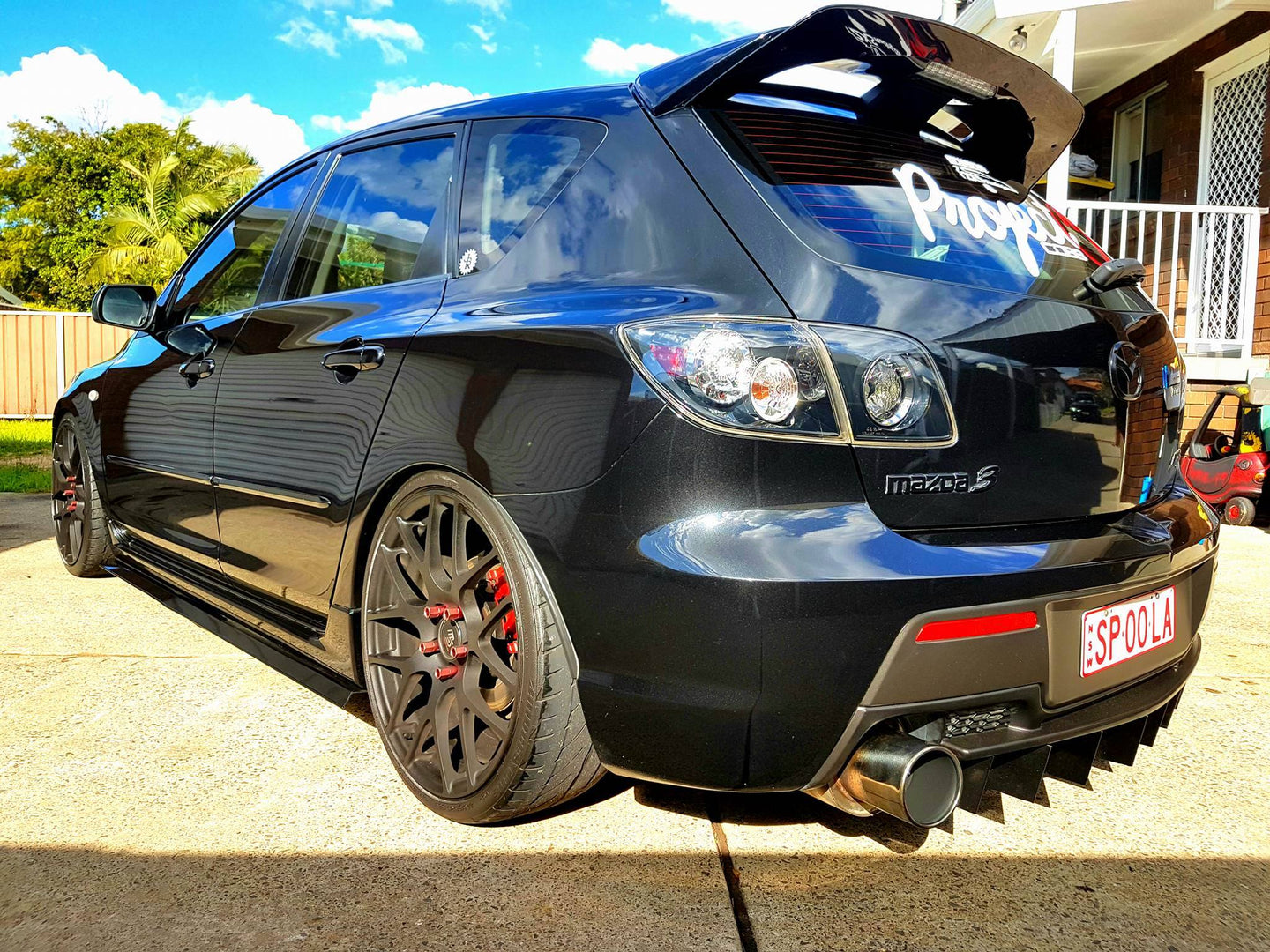Mazda 3 BK MPS Rear Diffuser