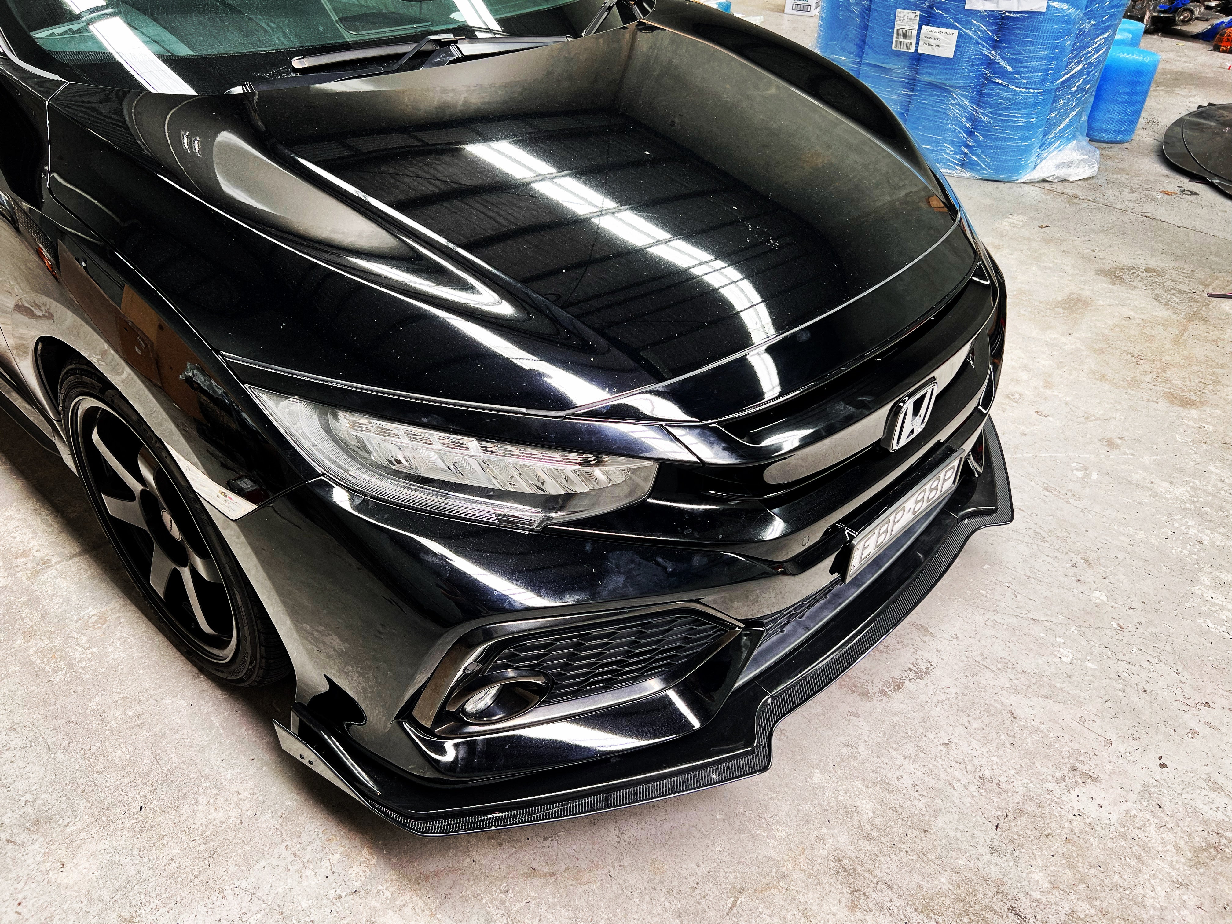 Honda civic clearance front splitter