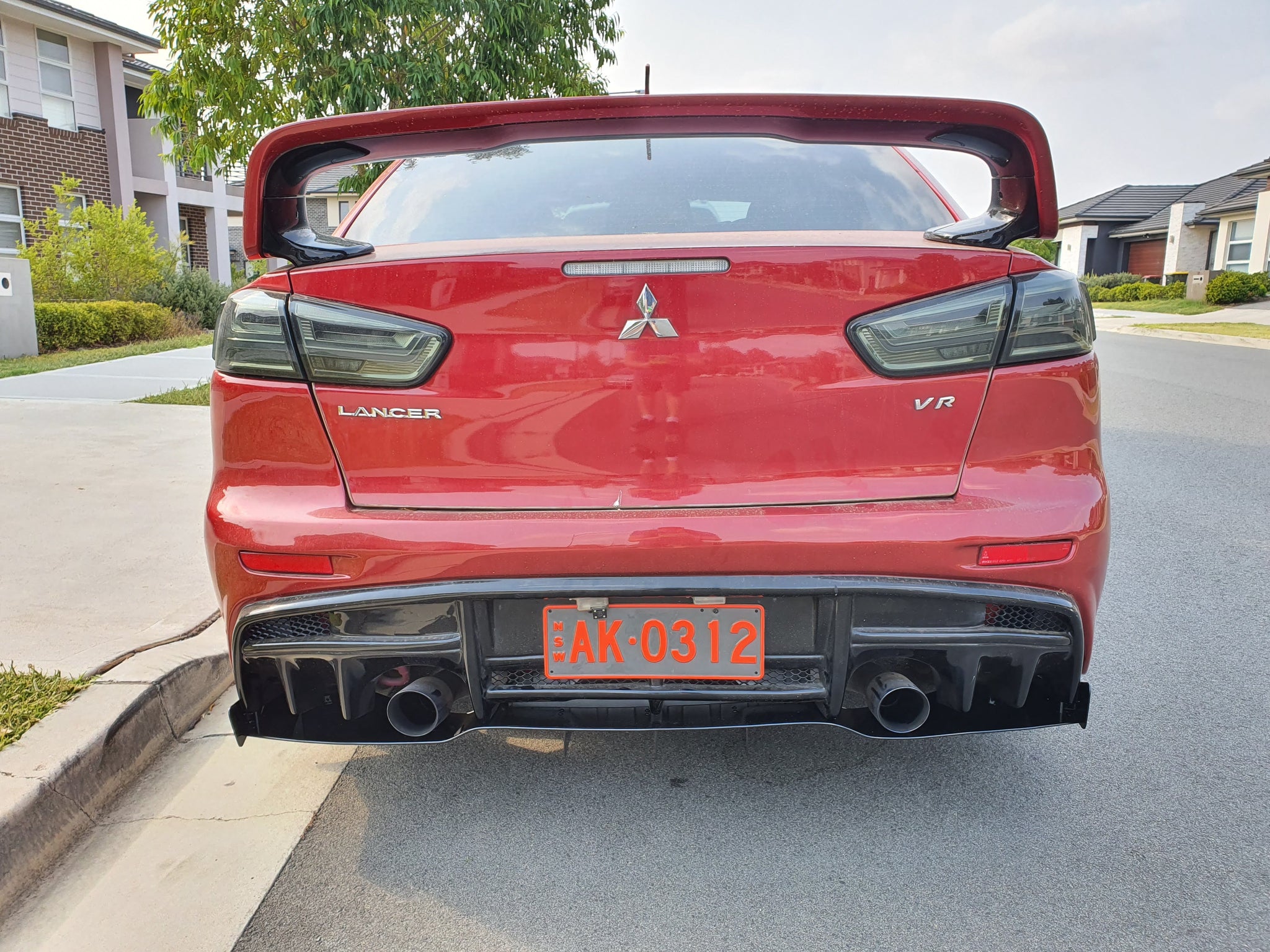 Evo 4 Rear Diffuser Mitsubishi Evo X Rear Diffuser – E-Wing Aero Designs