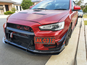 Mitsubishi Evo 10 'Varis" Front Splitter