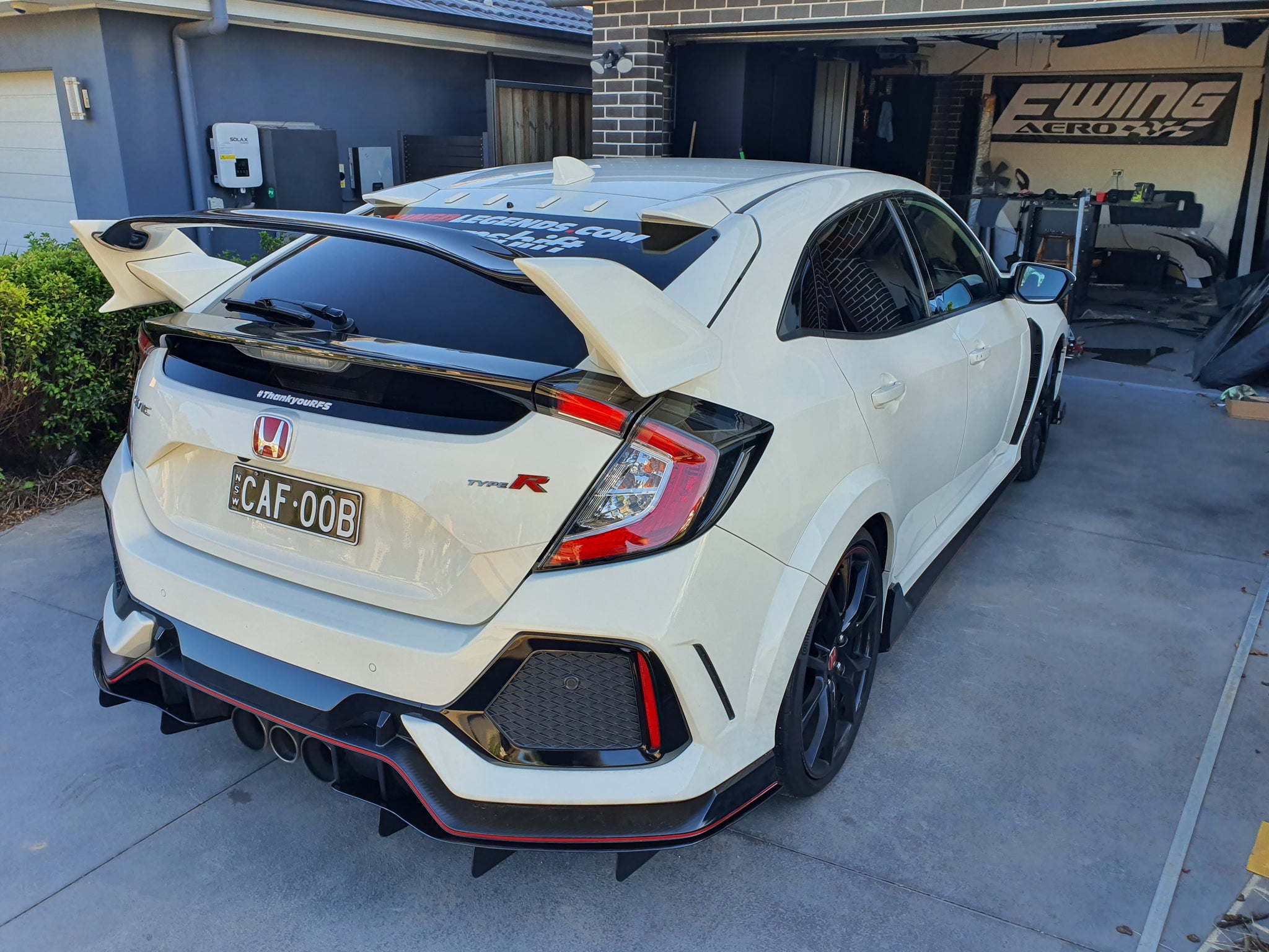 Honda FK8 Type R Rear Diffuser – E-Wing Aero Designs