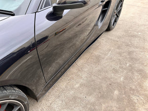 Porsche Cayman Side Skirt Extensions