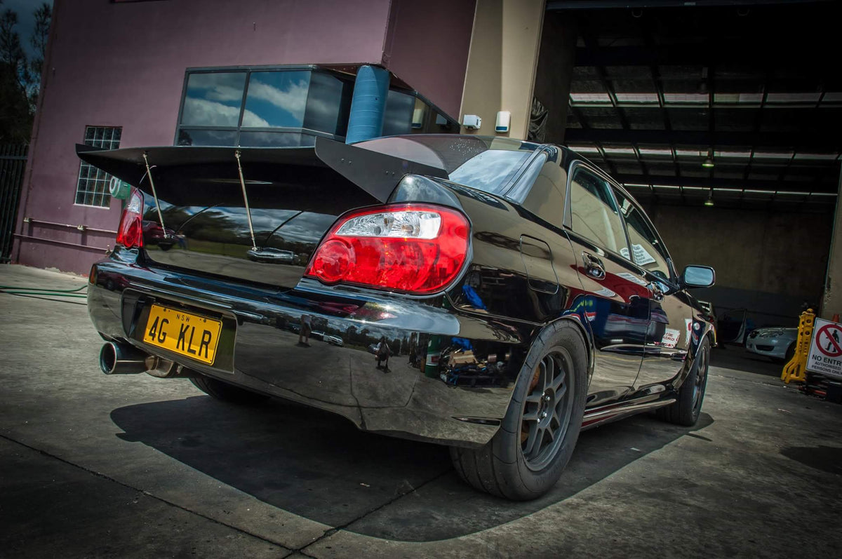 Subaru Rear Drag Wing 01-07 Sedan – E-Wing Aero Designs